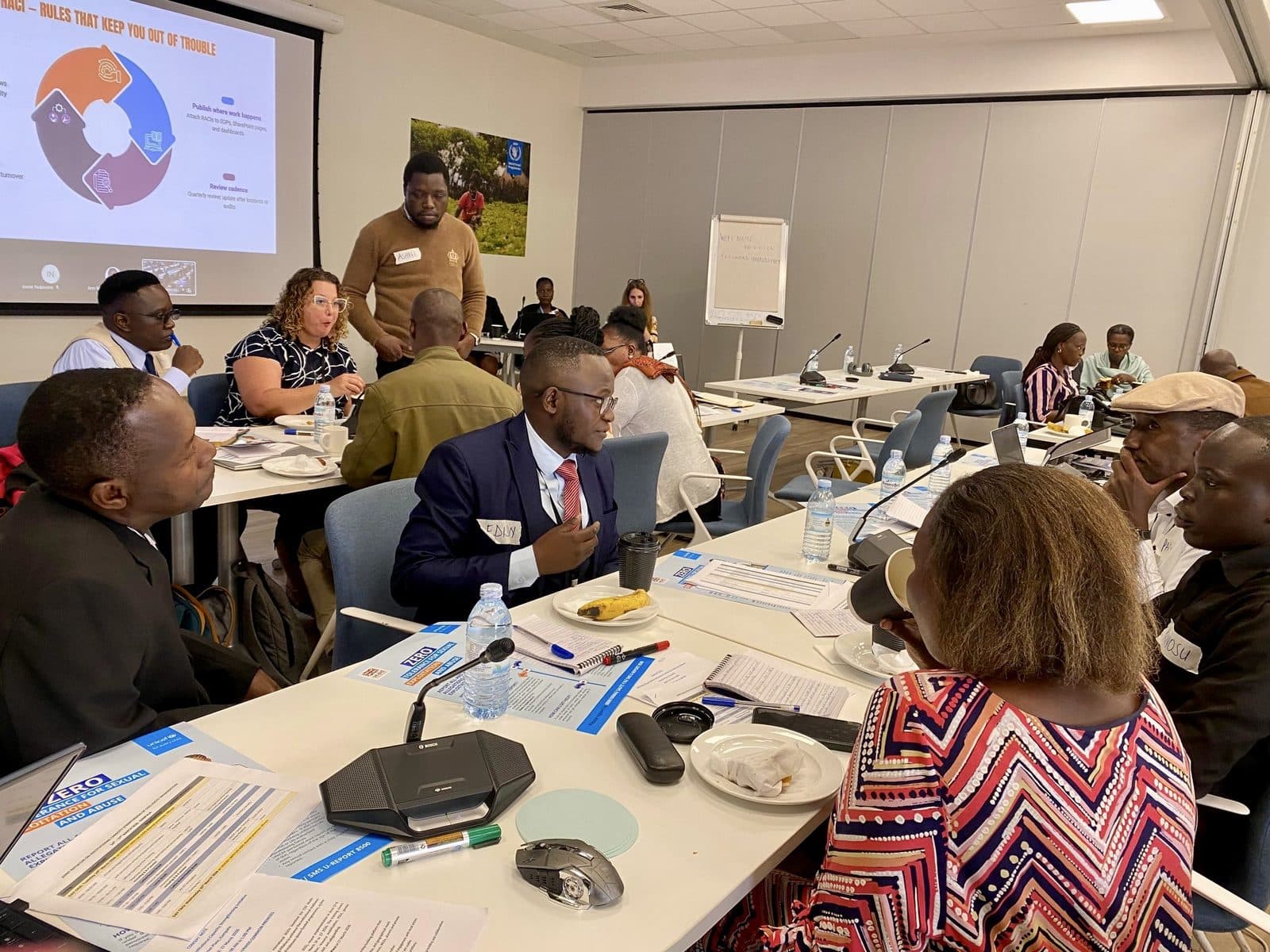 Akili za Kesho consultants at a UN-convened CSO institutional capacity-strengthening workshop in Kampala, 2026