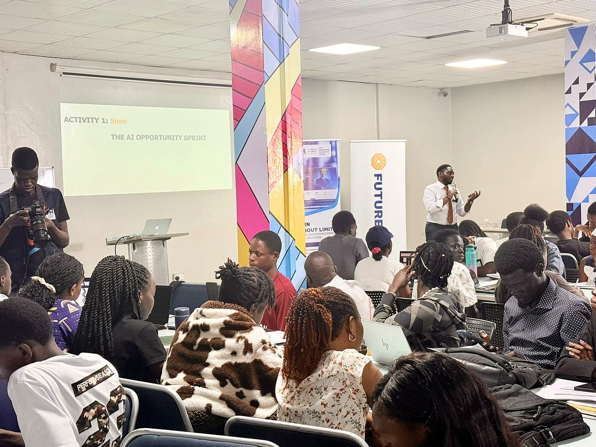 Participants at the AI Opportunity Sprint, part of the Akili za Kesho innovation series
